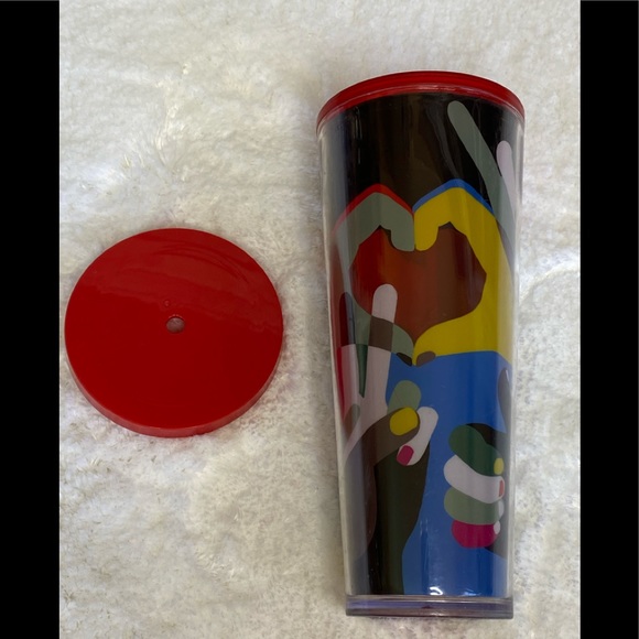 Starbucks Coffee 2017 Holiday Peace & Love Tumbler
